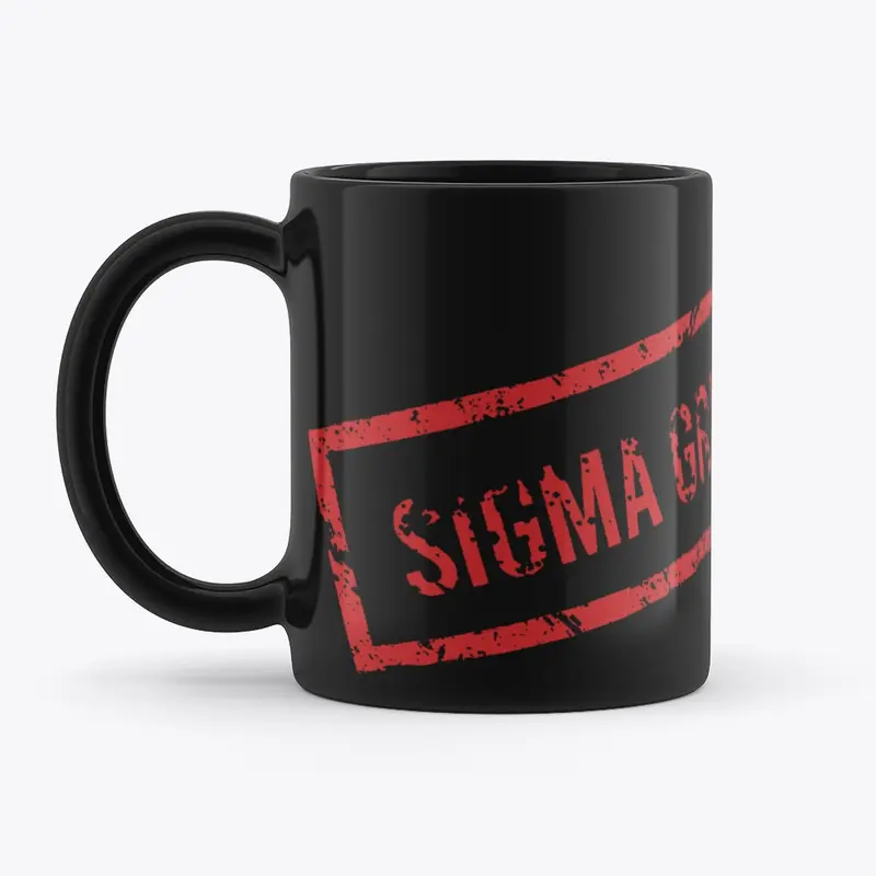  Sigma Grindset | Stamp Square Red