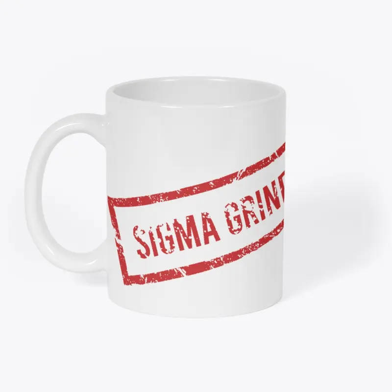  Sigma Grindset | Stamp Square Red