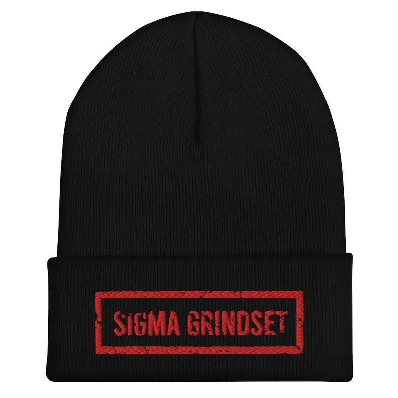 Sigma Grindset | Stamp Square Red