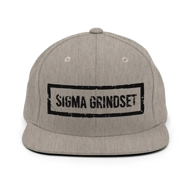 Sigma Grindset | Stamp Square Black